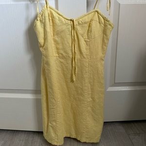 yellow dress from forever 21 size small